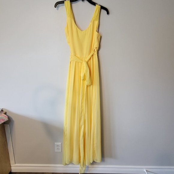 NWOT "Brides Made" Sunflower Full Length Wrap Gown Size 8/10R - Picture 7 of 12